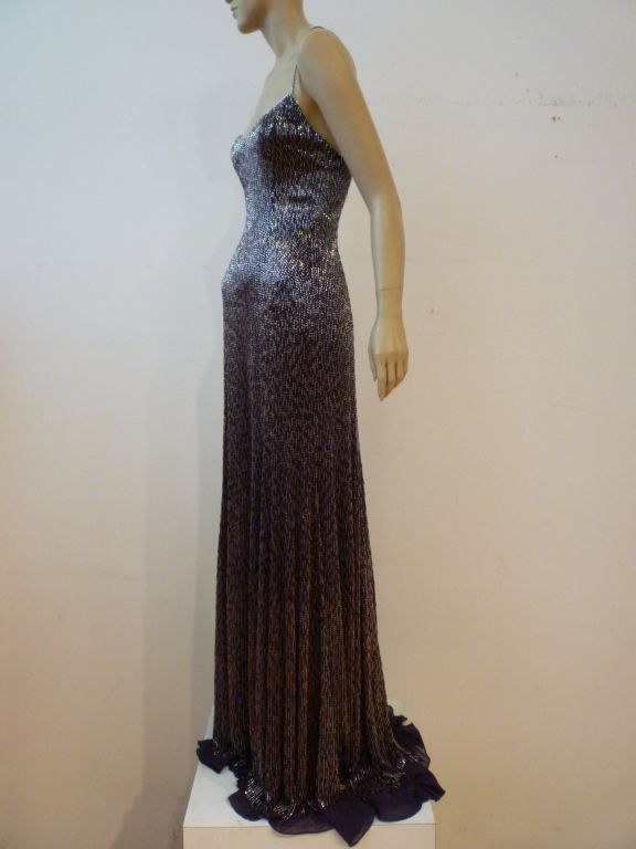 Ralph Lauren Purple Label Lavishly Beaded Gown 3