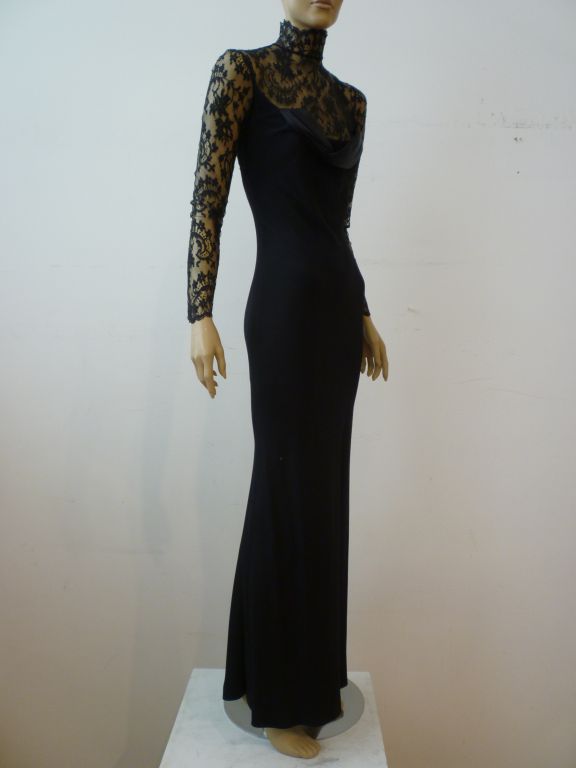 Givenchy by Galliano  Amazing Lace Column Gown w/ Low Back 4