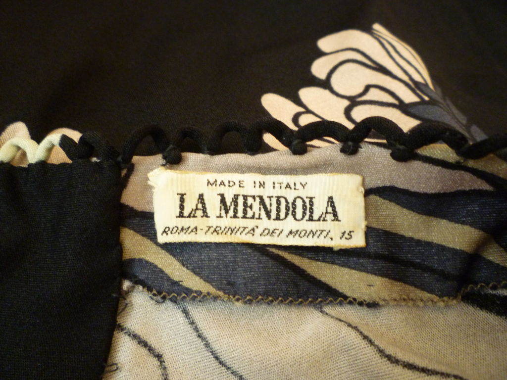La Mendola 60s Silk Jersey 2-PiecePrint  Ensemble - Spectacular! 4