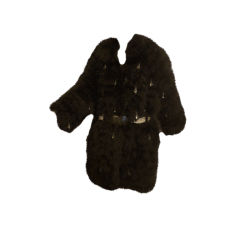 Yves Saint Laurent 80s Marabou Jacket w./ Lucite Drops