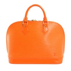 Louis Vuitton Orange Epi Leather Alma PM