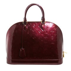 Louis Vuitton Rouge Fauviste Vernis Leather Alma GM