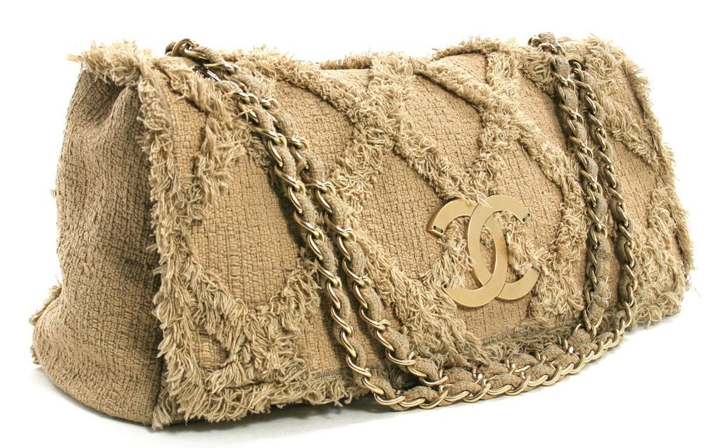 chanel woven bag