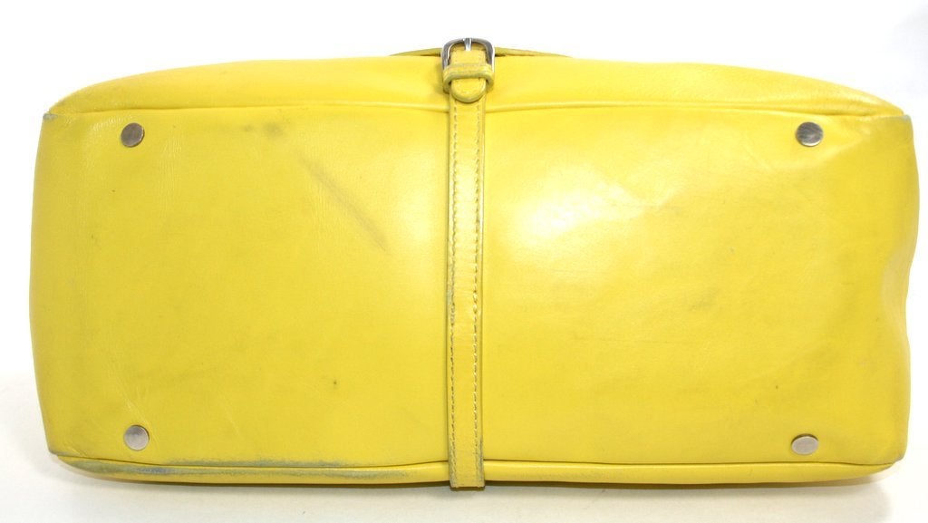 Jimmy Choo Yellow Leather Tulita Bag 2
