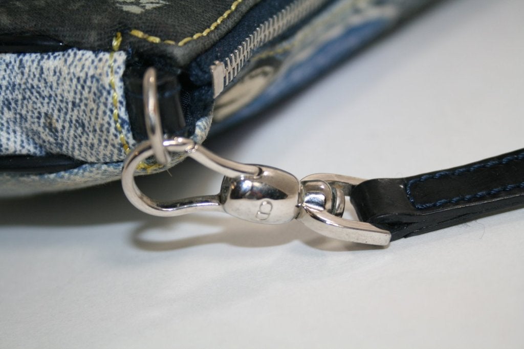 Christian Dior Denim Mini Saddle Bag 3