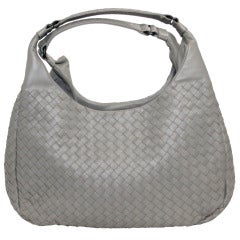 Bottega Veneta Fume Leather Campana Bag