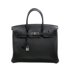 Hermès Black Togo Leather 35 cm Birkin