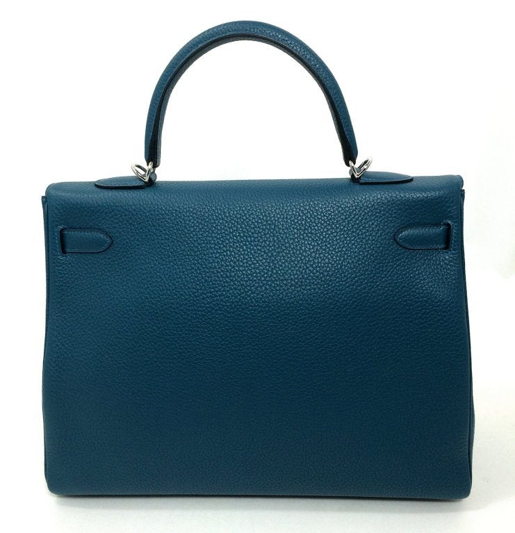 Hermès Colvert Clemence 35 Cm Kelly Bag In New Condition In New York City & Hamptons, NY