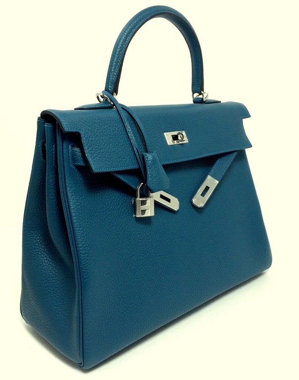 Women's Hermès Colvert Clemence 35 Cm Kelly Bag