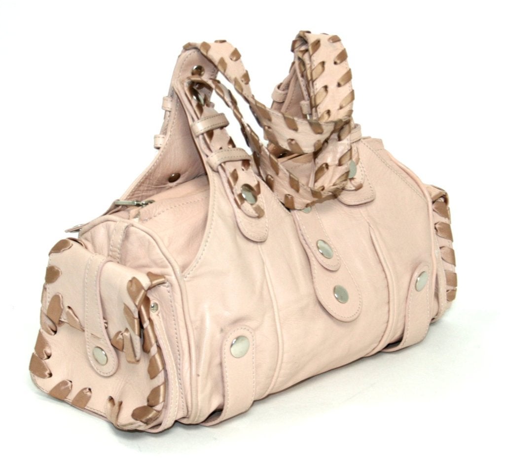 Chloe Pale Pink Leather Medium Silverado Bag at 1stdibs