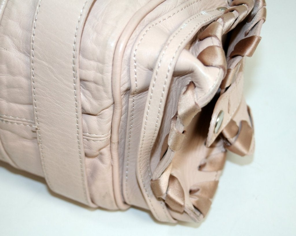 Chloe Pale Pink Leather Medium Silverado Bag 2