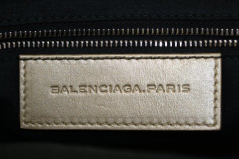 Balenciaga Gold City Bag 1