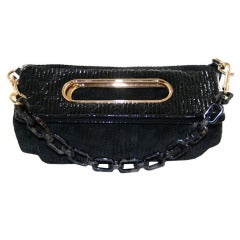 Used Louis Vuitton Black Monogram Motard Beforedark Clutch