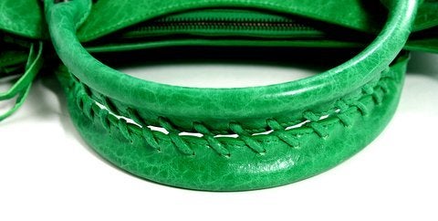 Women's Balenciaga Vert Poker Classic First Arena Bag