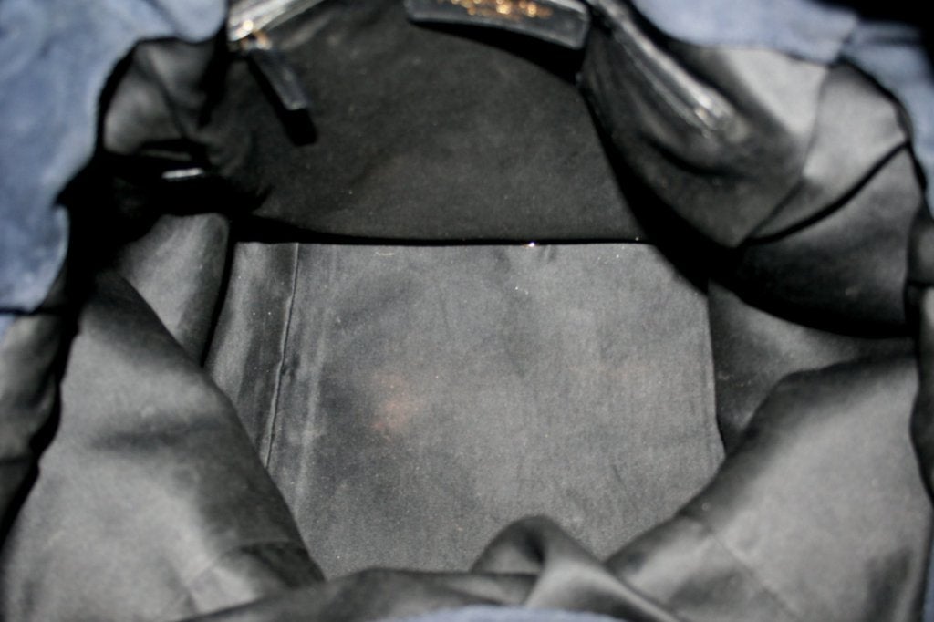 YSL Black Patent Leather Large Downtown Bag at 1stdibs  