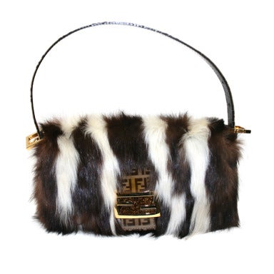Fendi Fur Baguette For Sale at 1stDibs fendi mink bag fendi fur