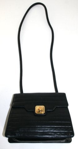 Chanel Black Lambskin Kelly Style Shoulder Bag 3