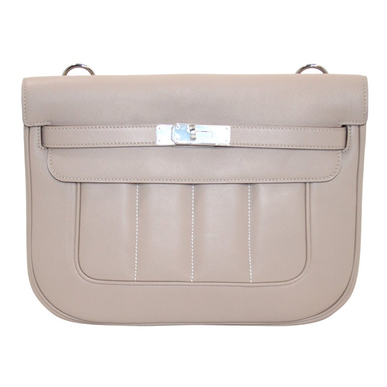 Hermès Argile Swift Berline Bag