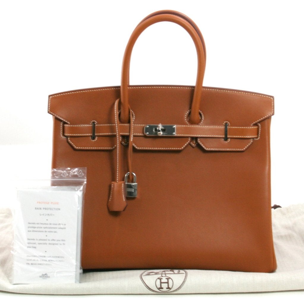 Hermès 35 Cm Fauve Barenia Leather Birkin 6