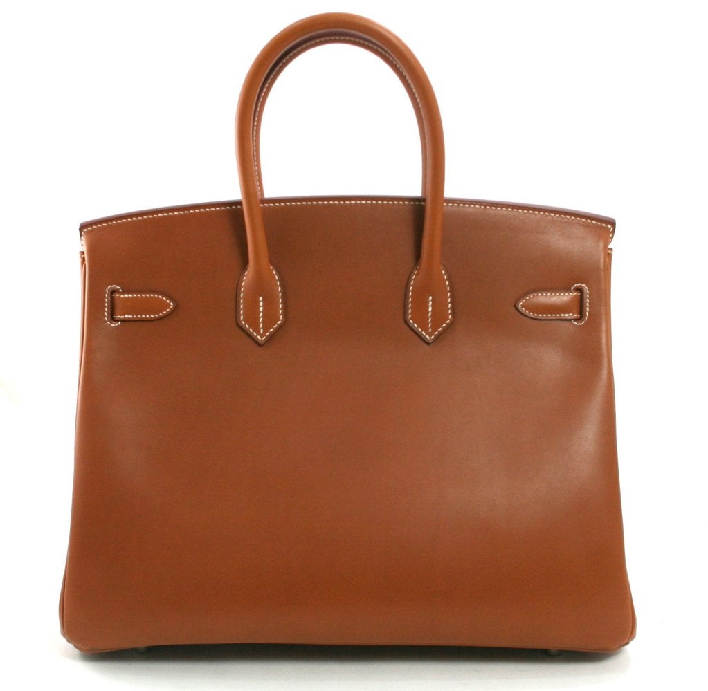 Hermès 35 Cm Fauve Barenia Leather Birkin In New Condition In New York City & Hamptons, NY