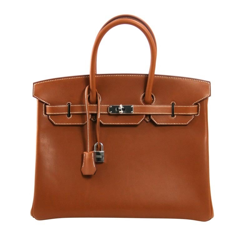 Hermès 35 Cm Fauve Barenia Leather Birkin at 1stDibs