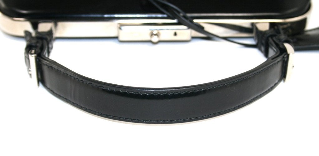 Prada Black Leather Devil Wears Prada Bag at 1stDibs