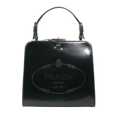 Prada Black Leather Devil Wears Prada Bag at 1stDibs