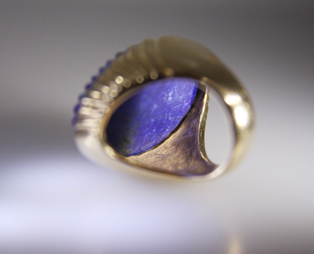 Lapis Lazuli and Gold Ring 1