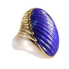 Lapis Lazuli and Gold Ring