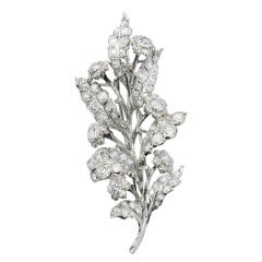 1930s Buccellati Diamond Brooch 5