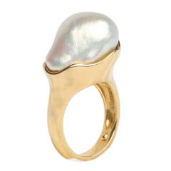 Vintage Pearl ring by Elsa Peretti for Tiffany & Co.