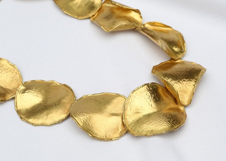 Tiffany & Co. makes soft and organic a classic.  Great detail and finish.  Bluejeans to after-five.