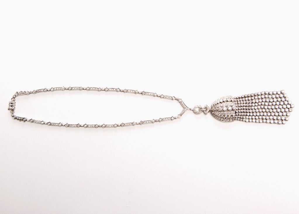 Contemporary Piranesi Diamond Necklace