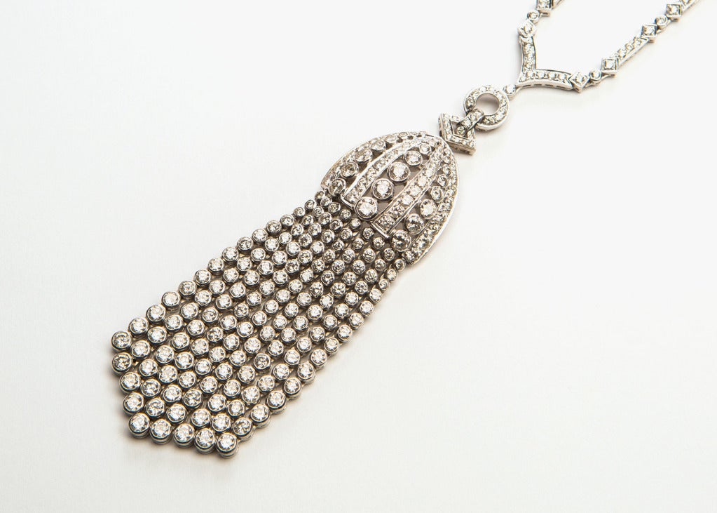 Piranesi Diamond Necklace In Excellent Condition In Atlanta, GA