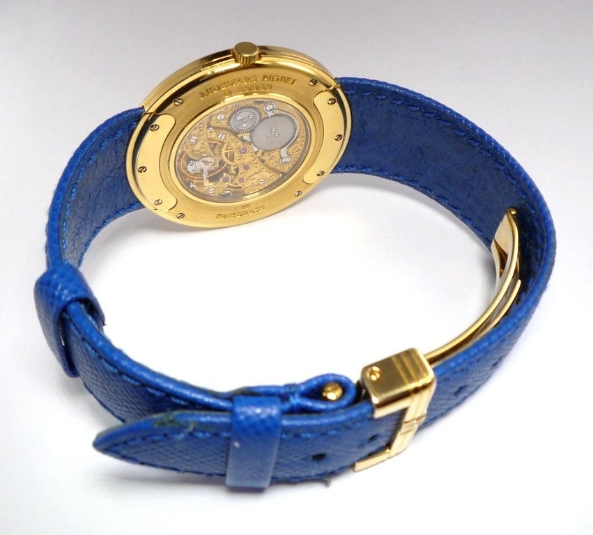 Audemars Piguet Yellow Gold Ultrathin Wristwatch  In New Condition For Sale In Frankfurt, DE