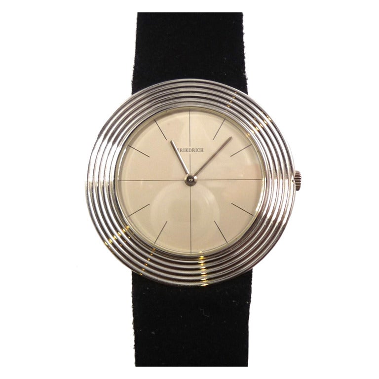 Audemars Piguet Platinum Ultrathin Wristwatch For Sale