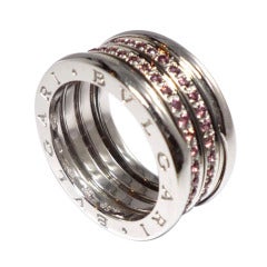 Bulgari Pink Sapphire Band Eternity Ring