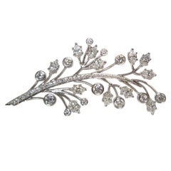 TIFFANY 
Co. Platinum Spray Brooch
