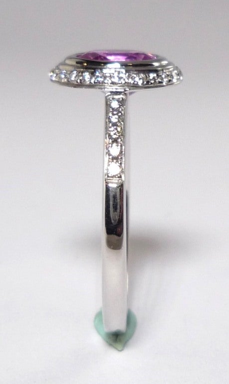 Women's Friedrich Pink Sapphire Diamond Cluster Ring