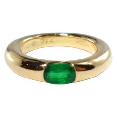 CARTIER Ellipse Emerald Ring