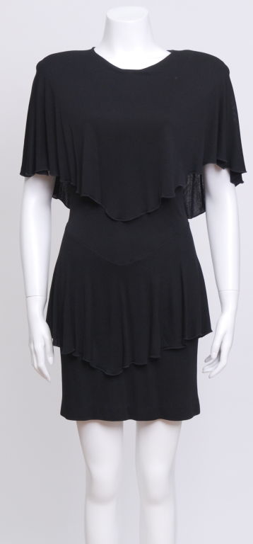 Women's Holly's Harp Black Silk Jersey Dress For Sale
