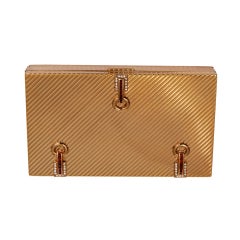 Vintage Gold Evan Clutch