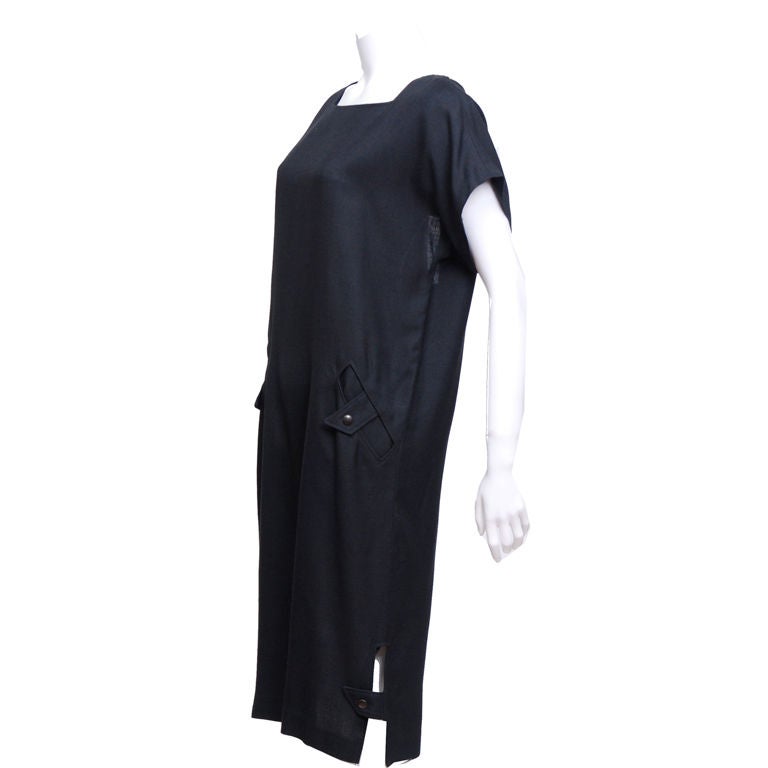 Pierre Cardin Linen Day Dress For Sale