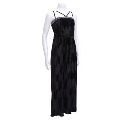 Vintage Givenchy Nouvelle Boutique Velvet Dress