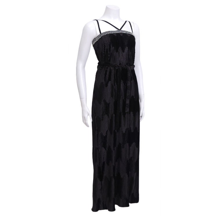 Givenchy Nouvelle Boutique Velvet Dress For Sale