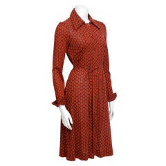 Vintage 1970s Diane Von furstenberg Wool Jersey Dress