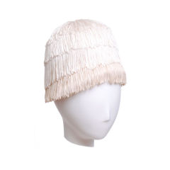 Yves Saint Laurent Fringe Hat