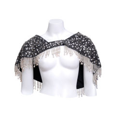 Rhinestone and Pearl beadded Caplet 10