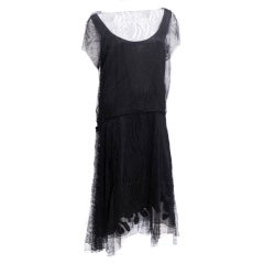 Handmade Silk Lace Art Nouveau Dress 5