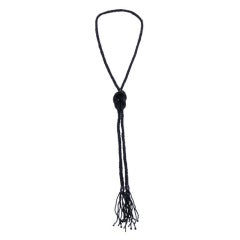 Vintage Black Jet Lariat